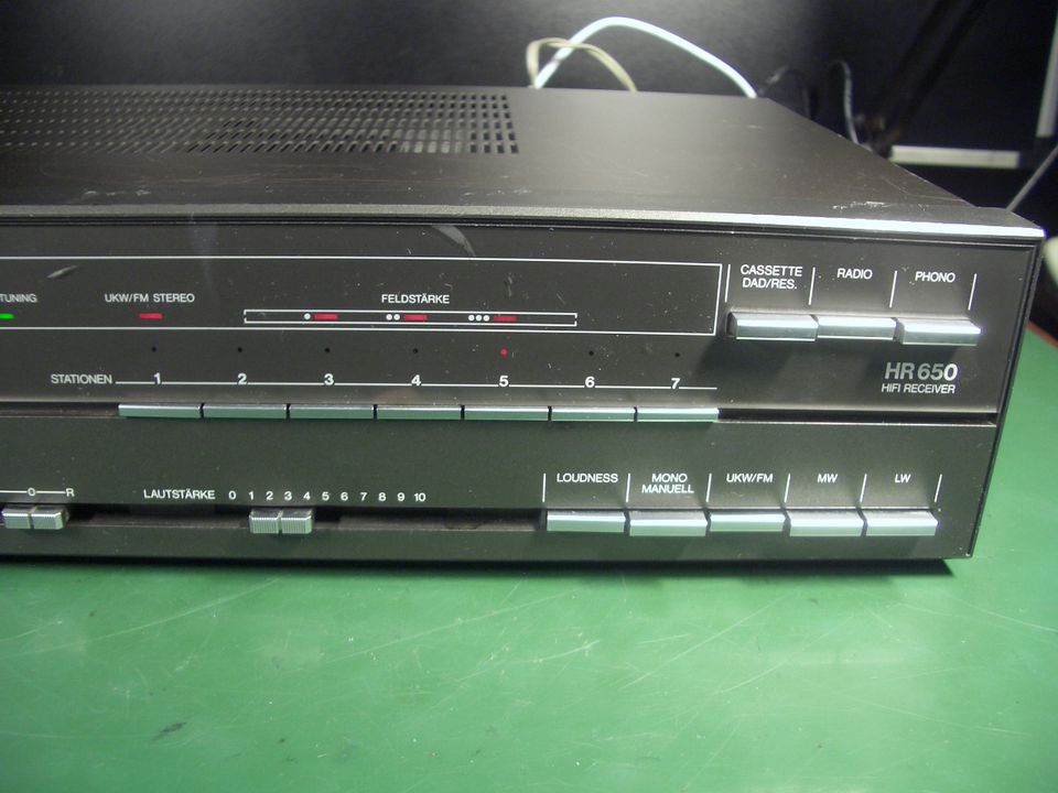 Telefunken HR 650 Hi-Fi-Receiver mit super Klang Ende der 80er Ja in Oberhaching