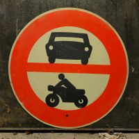 Verkehrsschild Verbot f. Autos Motorräder Kraftfahrzeuge DDR Bayern - Memmingen Vorschau