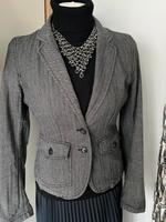 MEXX Fischgrät schwarz grau Anthrazit Blazer Gr.36 Niedersachsen - Obernkirchen Vorschau