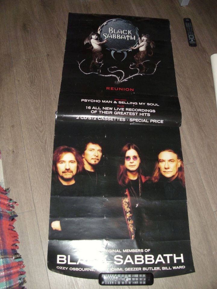 MOTÖRHEAD + OZZY OSBOURNE 1981 US Tour Poster Limt. 500 Stk. Rot in Dachau