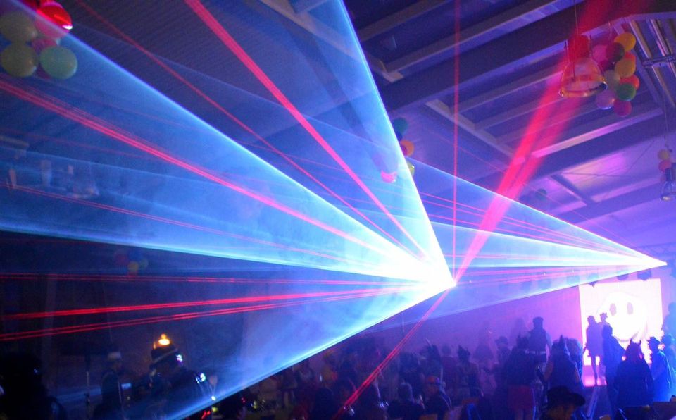Lasershow für Hochzeiten, Geburtstage, Firmenfeiern und Events in Bamberg