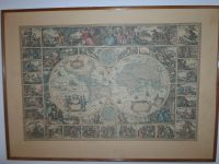 gerahmte Weltkarte München - Hadern Vorschau