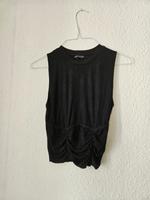 black/schwarz crop top (worn once) Berlin - Charlottenburg Vorschau