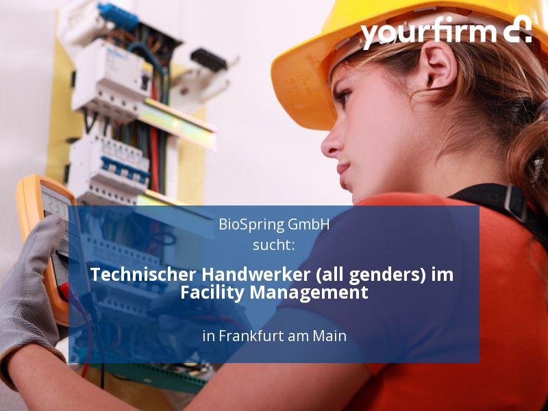 Technischer Handwerker (all genders) im Facility Management | Fra in Frankfurt am Main