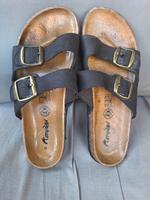 Echtleder Latschen Biolatschen Leder Schuhe Sommer Sandale Sachsen - Bautzen Vorschau
