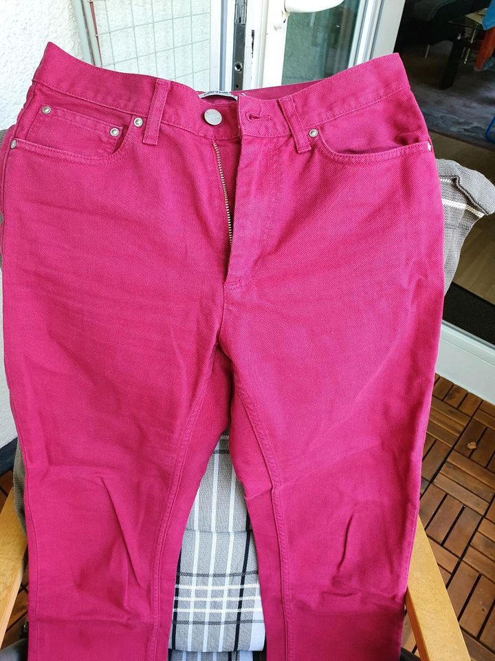 Pinke Carhartt Jeans High Waist, hohe Taille, Gr XS, 34 in Meerbusch
