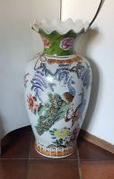 MING  Porzellan Bodenvase japanisch Pfau Fasan Bonsai Goldrand München - Bogenhausen Vorschau