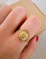 Orient Ring gold/ Sonnen Ring / Aura Ring / Ornament Ring gold Bayern - Pocking Vorschau