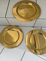 3 x Messing Essteller - 27 cm Durchmesser Wandsbek - Hamburg Sasel Vorschau