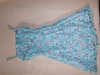 Kleid Sommerkleid Spaghetti Träger Gr.40 Türkis Blumendruck Hessen - Biebergemünd Vorschau