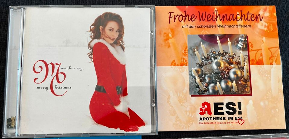 4x Weihnachts CDs, z.B. Mariah Carey uvm ... wie NEU in Frickenhausen