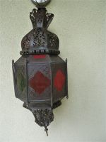 Orientalische, arabische, marokkanische Deckenlampe, antik, Buntg Bayern - Vaterstetten Vorschau