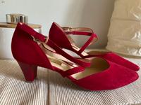 Pumps Gabor 6 samtrot Veloursleder Hamburg-Nord - Hamburg Barmbek Vorschau