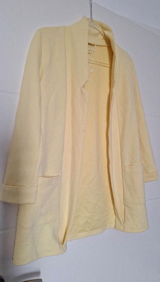 Amisu Blazer mantel jacke s 36 neu gelb sommer in Zeilarn