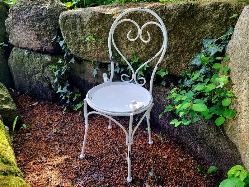 Vogeltränke Vogelbad "Stuhl" Shabby Chic Pflanzstuhl *NEU/PAYPAL in Freiburg im Breisgau