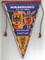 Wimpel WM Quali Deutschland Schottland 22.10.1969 in Hamburg Nürnberg (Mittelfr) - Südstadt Vorschau