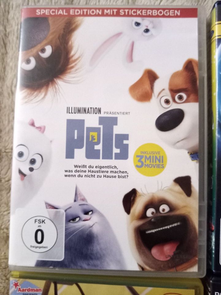 3 DVD Pets,  Shaun das Schaf- Der Drachenflieger, Emil und Paulin in Recklinghausen