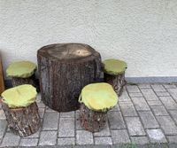 Sitzgarnitur aus Holzstämmen f.Kinder Leipzig - Großzschocher Vorschau
