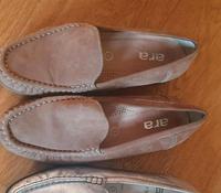 Slipper Mokassin Ara beige Gr. 38 Hessen - Bad Homburg Vorschau