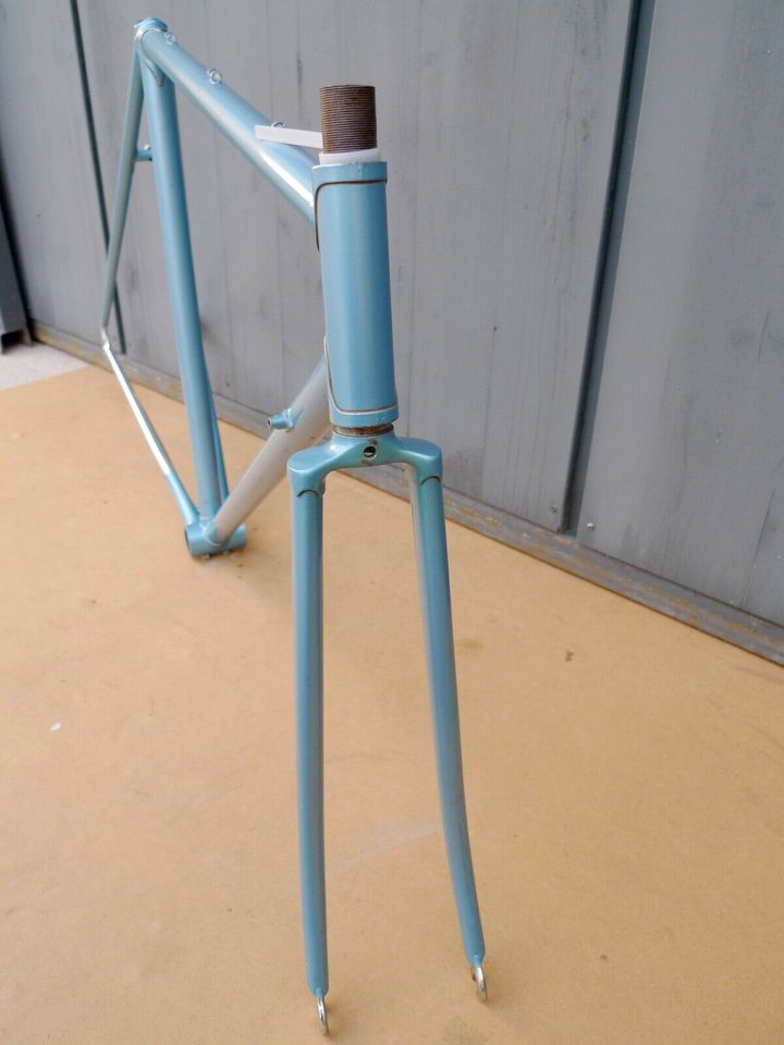 vintage Rennradrahmen EDEL blue France Rennrad 700c Stahl in Kehl