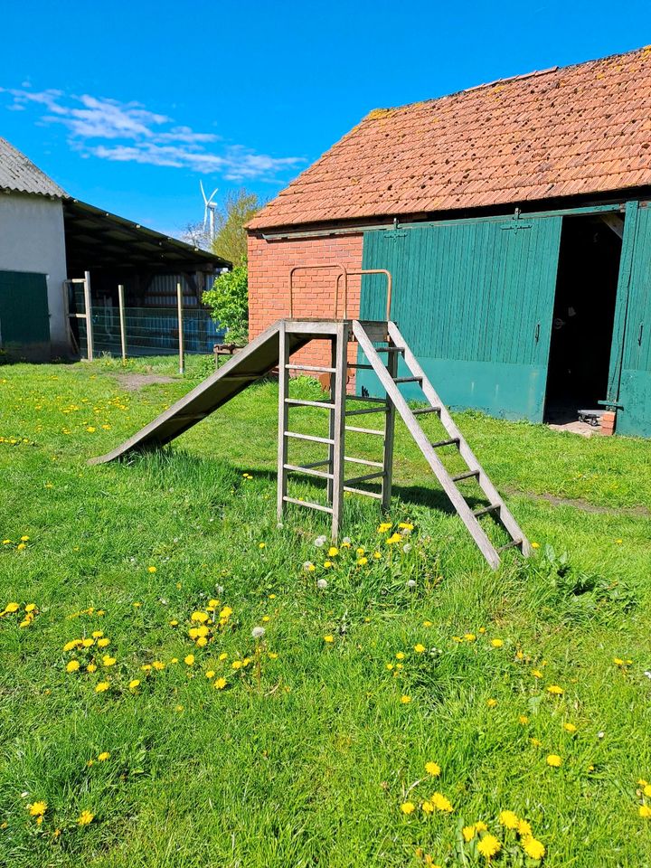 Tolle Rutsche Holz in Friesoythe