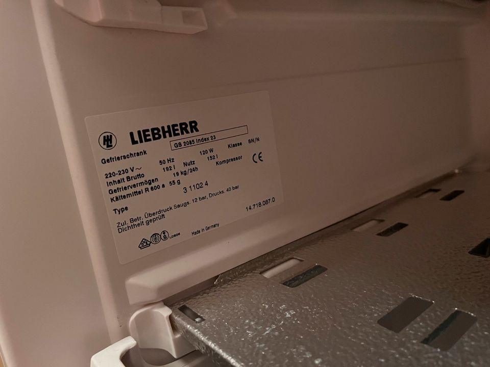 Großer Gefrierschrank von Liebherr (GS 2085 Index 23) in Berg