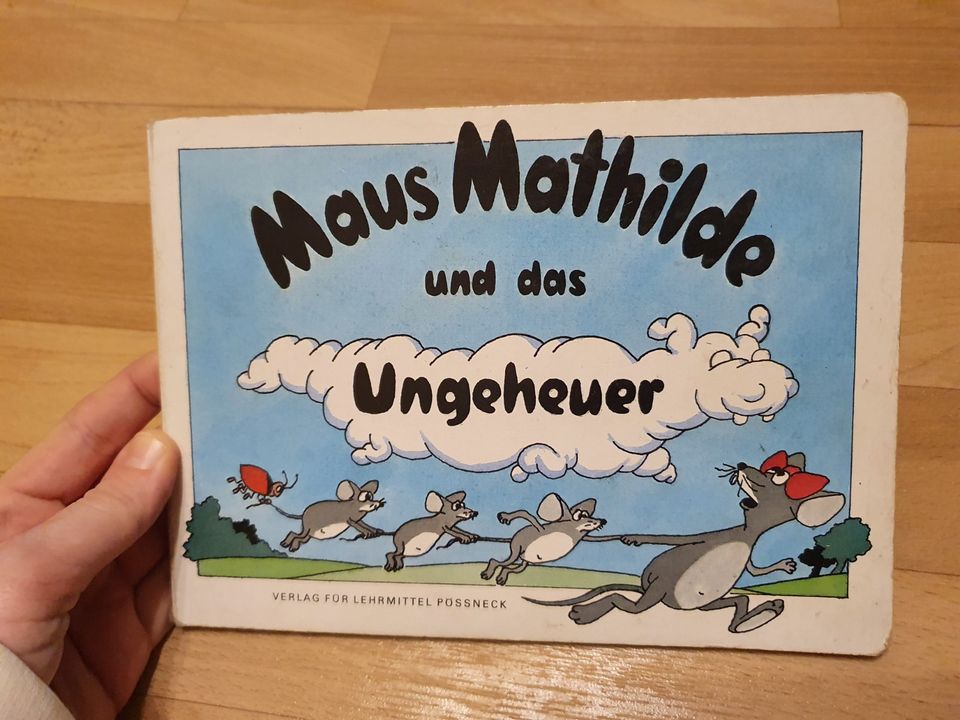 Kinderbuch Pappbuch DDR Maus Mathilde und das Ungeheuer in Halle