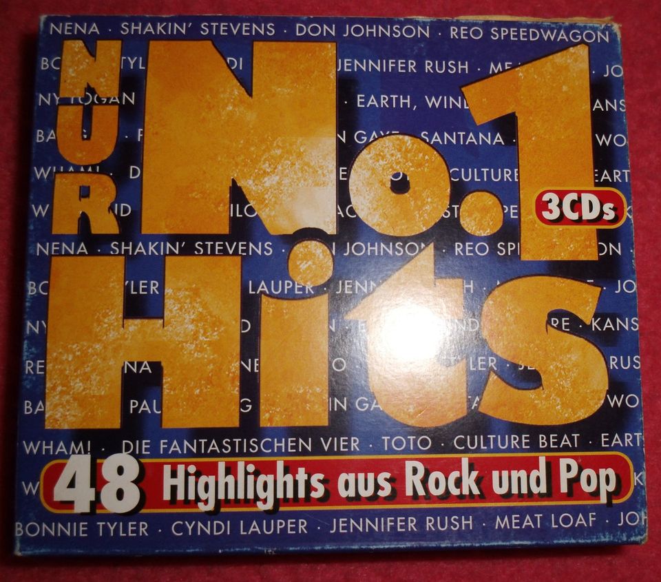 CD - Box, Titel: Highlights aus Rock und Pop, Nur Nr. 1 Hits in Rehlingen-Siersburg