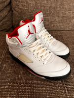 Jordan 5 True White/Fire Red-Black US 11,5 45,5 Bayern - Mainburg Vorschau