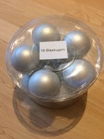10 Christbaumkugeln Weihnachtskugeln aus Glas - silber Nordrhein-Westfalen - Mülheim (Ruhr) Vorschau