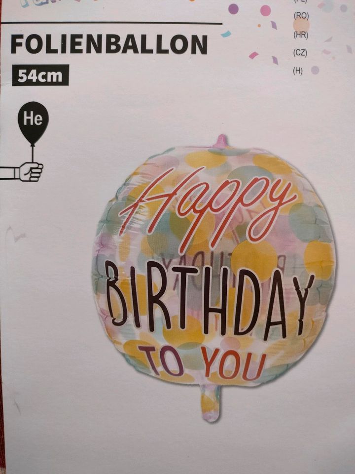 Folienballon mit Helium auf Wunsch Party Fußball in Dortmund