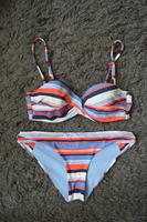 Gestreifter Bikini Größe 36/75B H&M Baden-Württemberg - Kupferzell Vorschau