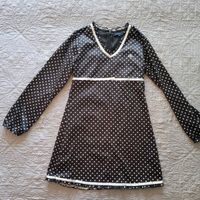 Tommy Hilfiger Seidenkleid Größe 140 schwarz mit weißen Punkten Köln - Roggendorf/Thenhoven Vorschau