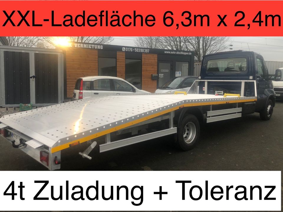 Abschleppwagen, XXL, Autotransporter,Abschleppwagen,7,2t mieten leihen abschleppen in Hagen