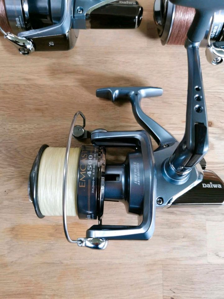 Daiwa Emcast 4500 Big Pit Rollen Karpfenrollen Großfisch Wels TOP in Bad Bentheim