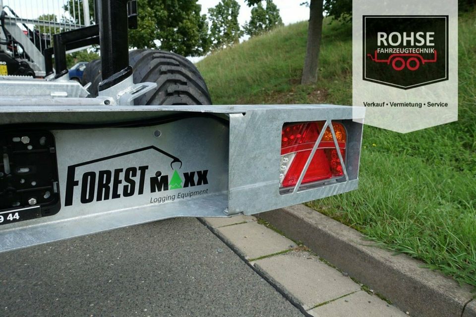 Forstanhänger Rückewagen ForestMaxx RW7.35-FL6.3 Auflaufbremse 8t in Unterwellenborn