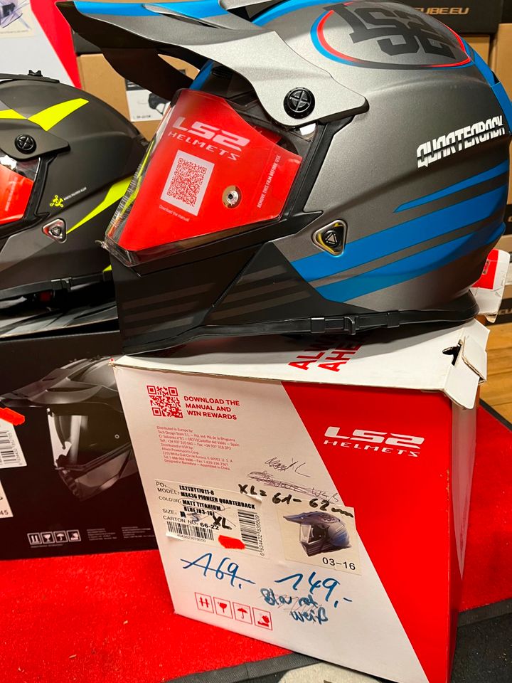 LS2 MX Adventure Helm Motorradhelm Quadhelm XS S XL XXL 3XL NEUab in Cloppenburg