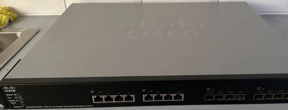 Cisco SG500XG-8F8T 10 Gbit L3 Switch SFP+ in Herne