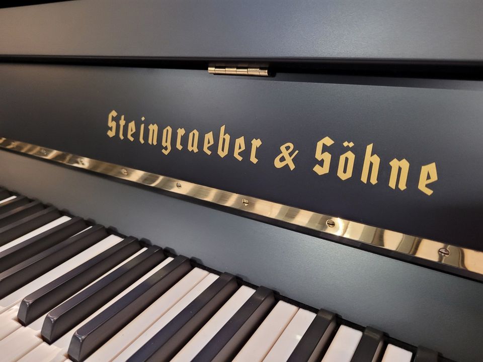 Vorankündigung: Klavier Steingraeber & Söhne, 1996 schwarz matt in Lautertal