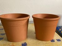 2 Übertöpfe terracotta farbend 20 cm Niedersachsen - Salzgitter Vorschau