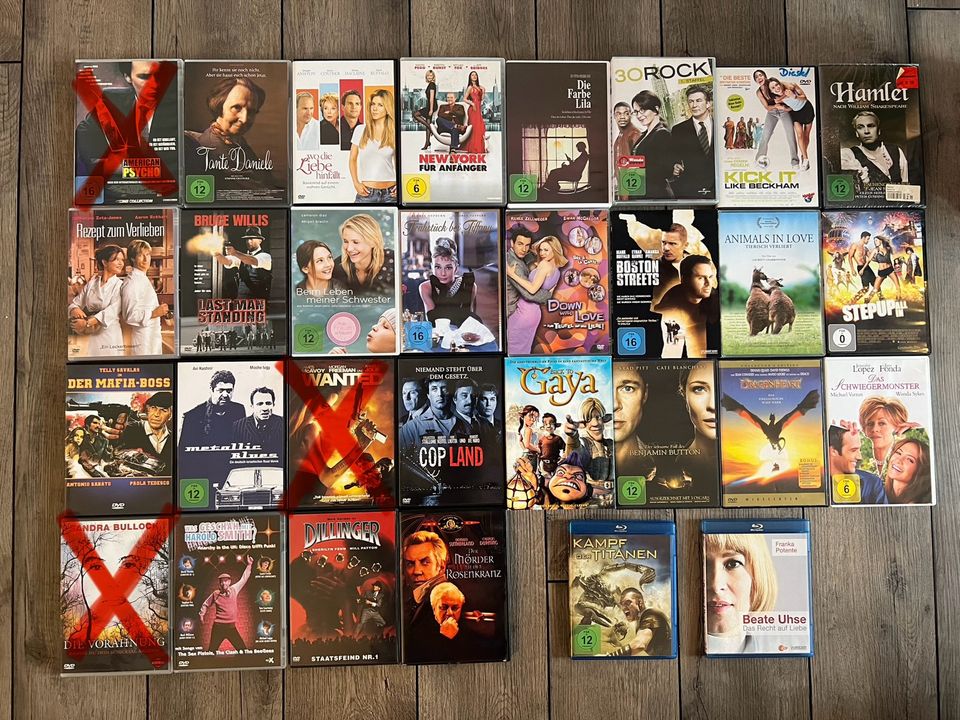 DVD Sammlung / Konvolut / Große Sammlungsauflösung in Vierhöfen