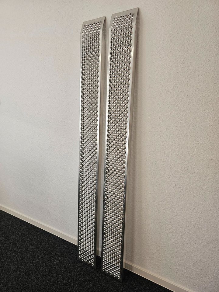 Auffahrrampen Aluminium (Paar), 200 x 2000 x 50 mm, 400 kg in Uplengen