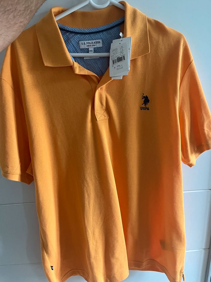 Poloshirt orange in Hamburg