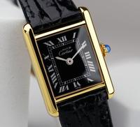 Cartier Must Tank Black Roman Index SM Baden-Württemberg - Offenburg Vorschau