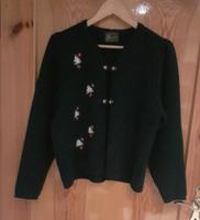 Trachten-Damenstrickjacke, Fi. Geißler Apolda, Gr. 42, dunkelgrün Thüringen - Kaulsdorf Vorschau