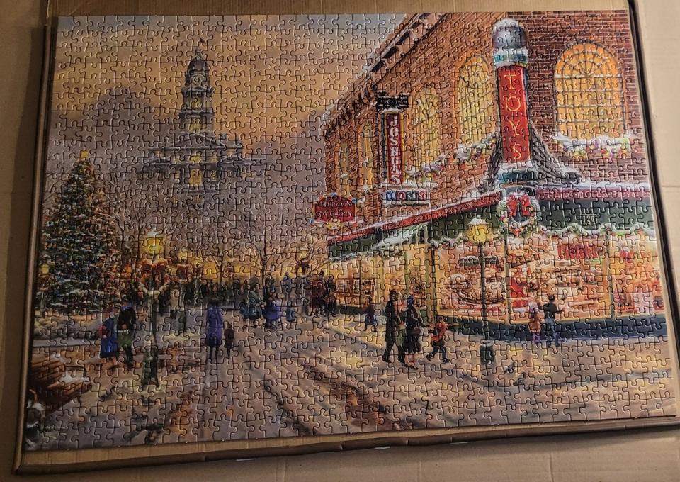 Schmidt Puzzle 1000 Teile "Ein Weihnachtswunsch" Thomas Kinkade in Mölln