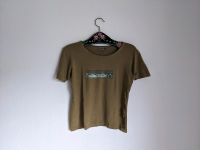 Shirt T-Shirt Oberteil Top Tee 2000er 00er 90er retro Rave Khaki Niedersachsen - Oyten Vorschau