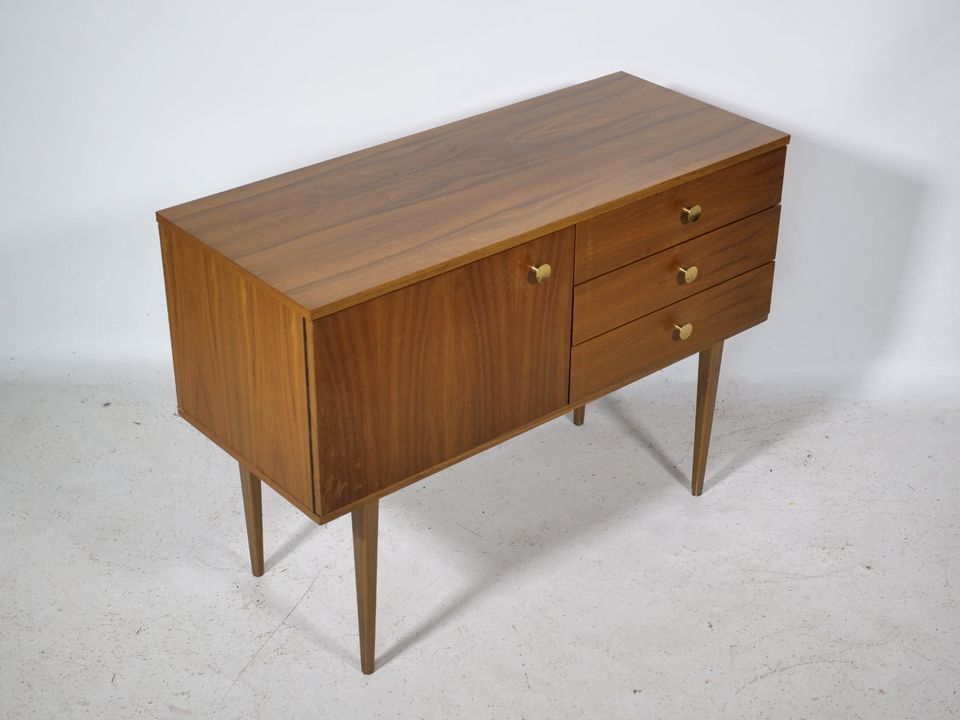 Teak Sideboard 60er Jahre Kommode Vintage Design Schränkchen in Mainz