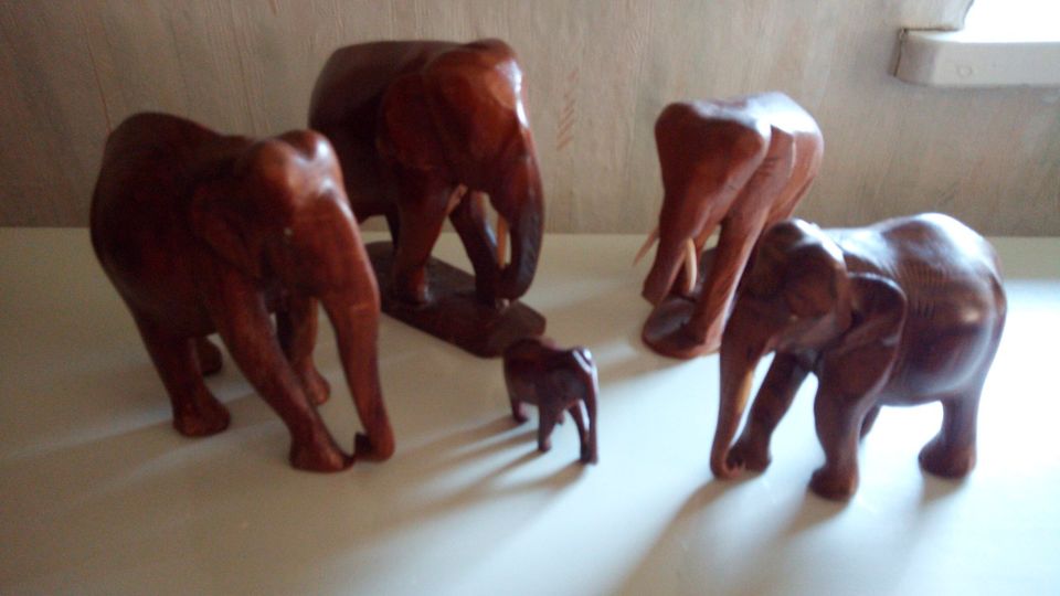 Holzelephanten zu verkaufen in Neusäß