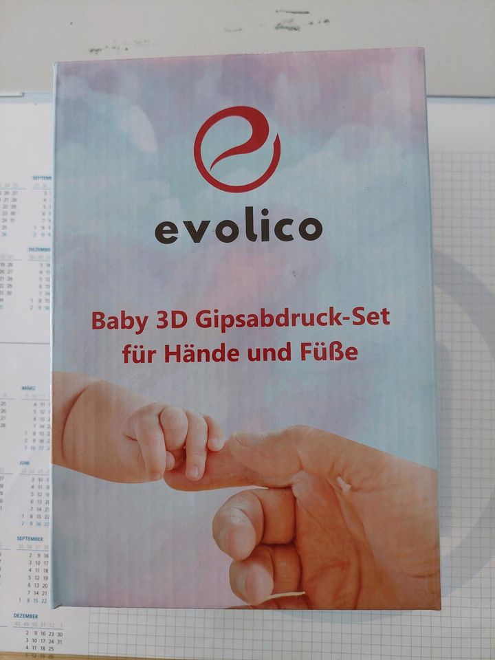 3D Gipsabdruck Set für Hände Füße Pfoten Baby Hund evolico neu in Ettenheim